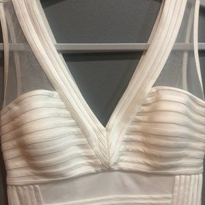 Cache white formal dress